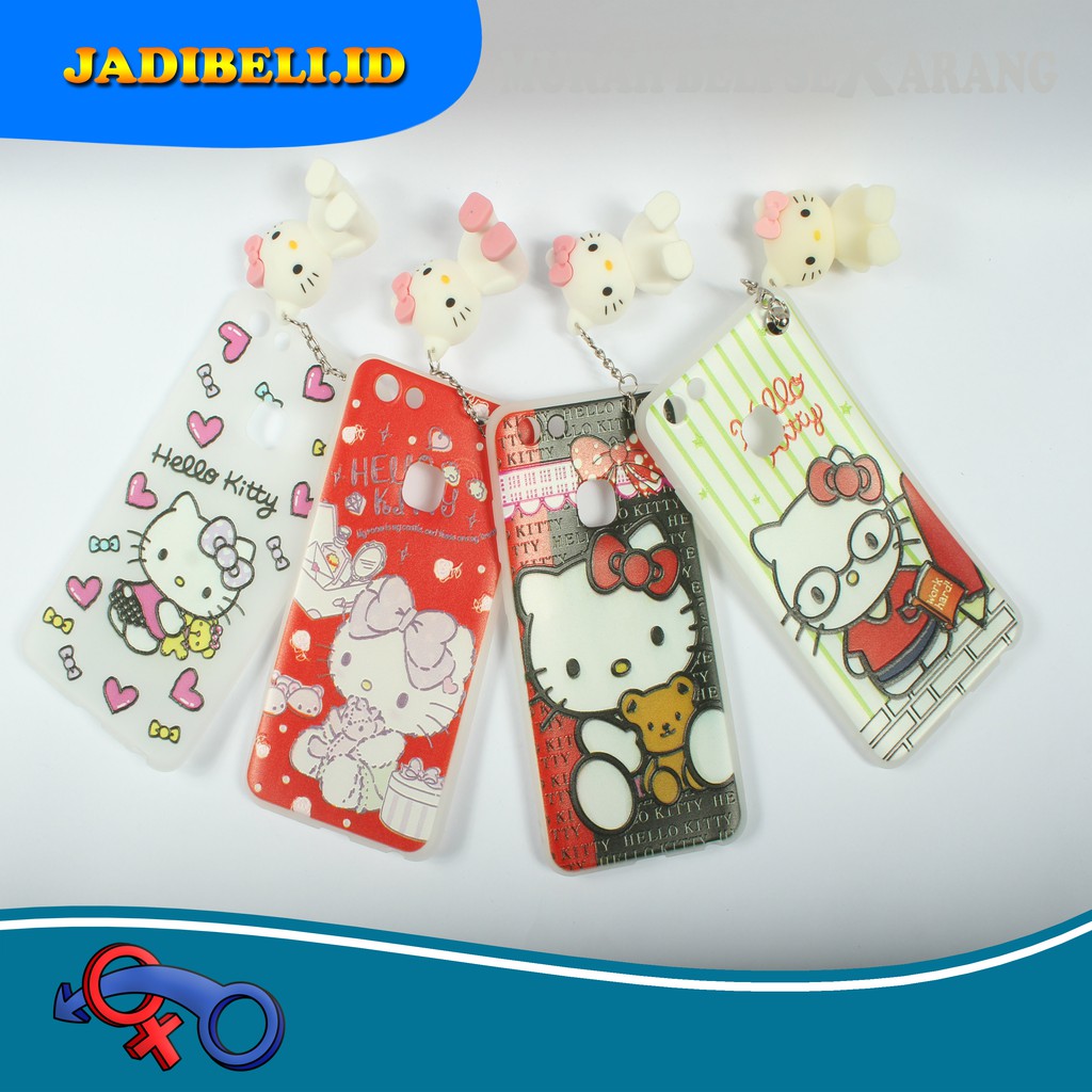Case Cute hello kitty Pink Series Softcase Cartoon Lucu