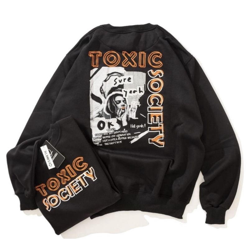 TOXIC SOCIETY SWEATER // SWEATER CREWNECK