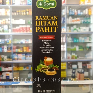 Madu Hitam Pahit Plus Propolis Sambiloto Habbatussauda Daun Insulin Kelor Al Qorni