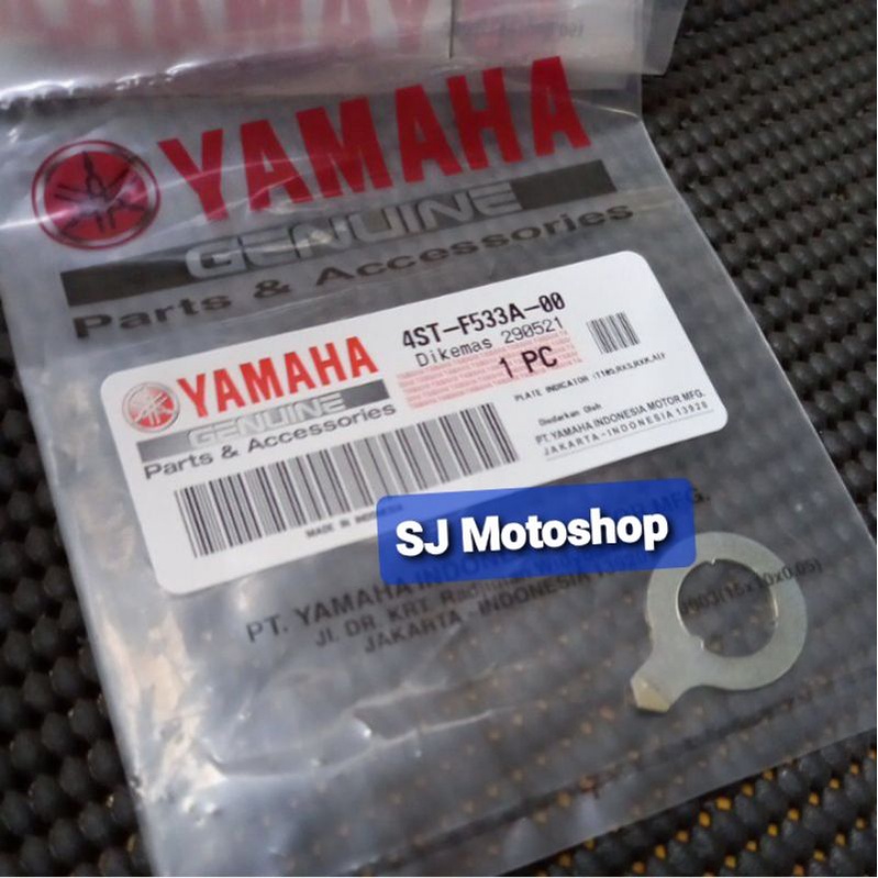 Plat Indikator Kampas Rem Belakang F1ZR Original Yamaha