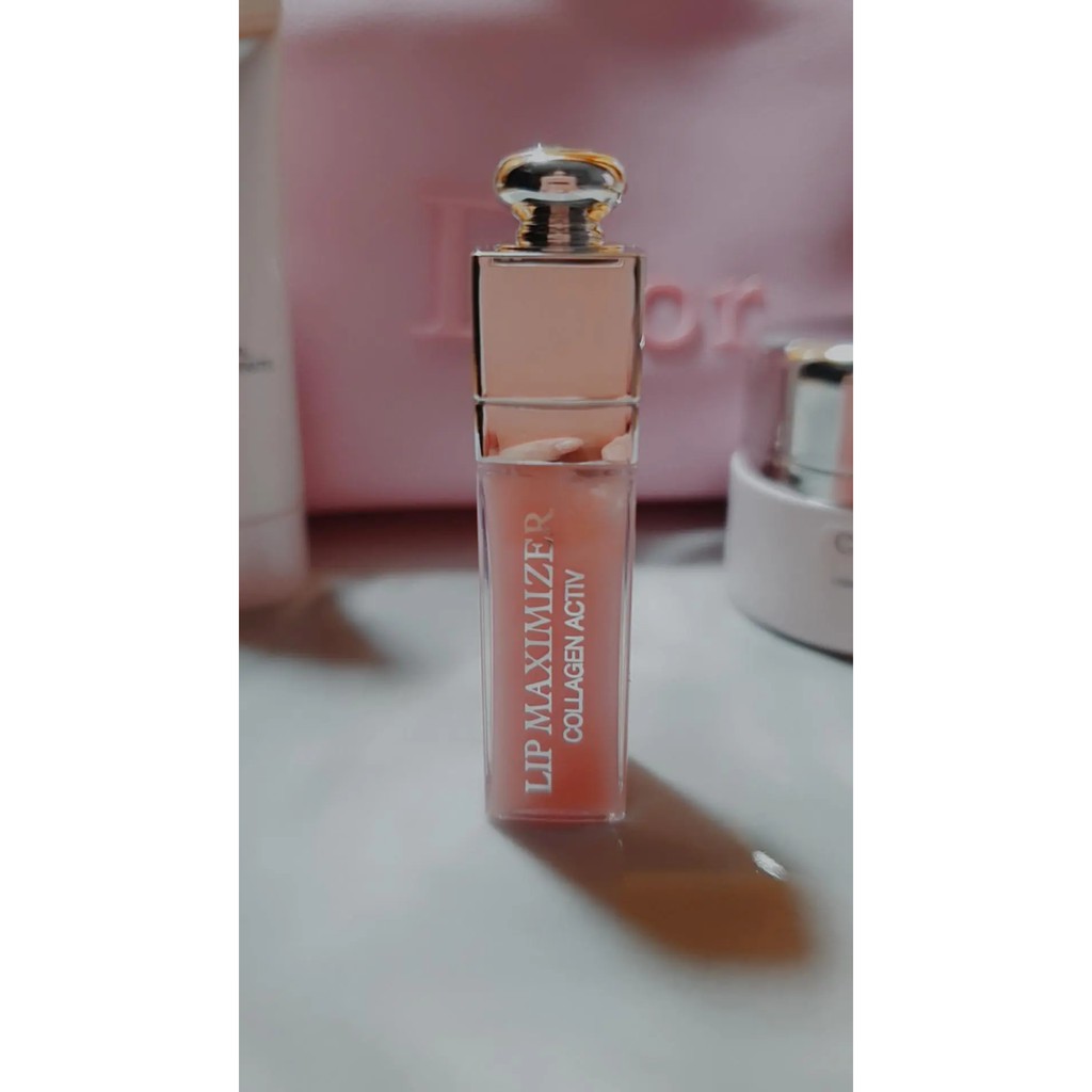 Dior Lip Maximizer Glossy Lip Plumper Mini Shade 001 Light Pink