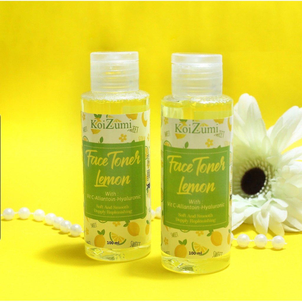 ❤ RATU ❤ Koizumi Face Toner Lemon 100ml | Toner Pelicin Wajah (✔️BPOM)