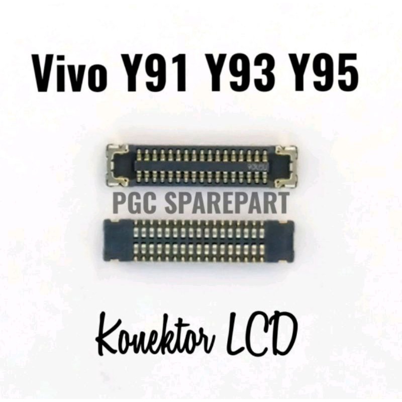 Konektor Lcd Soket Lcd Connector Lcd Fpc Vivo Y91 Y93 Y95 Original