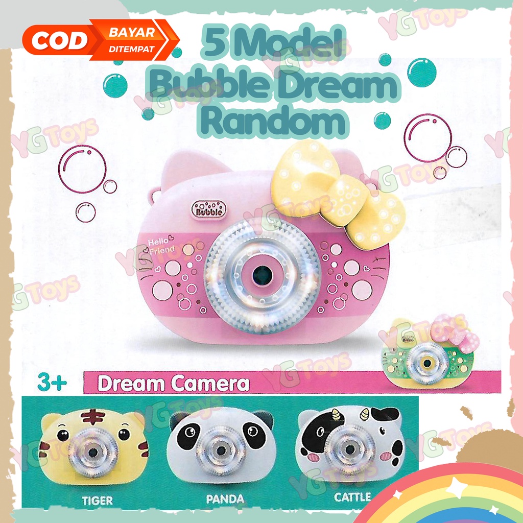 Mainan Anak Bubble Camera Kamera Gelembung Sabun Buble Balon Bubble Gun Edukatif