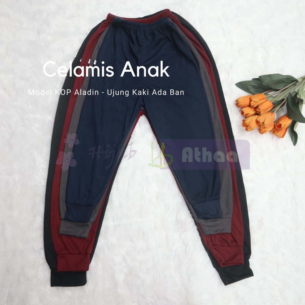 Celamis Aladin Anak 3 - 12 tahun S M L XL Celana Ban / Legging  KOP Panjang Anak