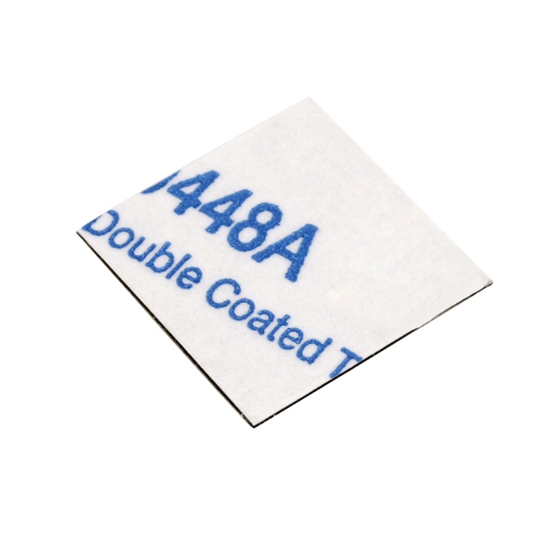 Cre 50Pcs 14 * 14mm Heatsink Thermal Double Side Adhesive Tape Sticker Untuk Layar CPU