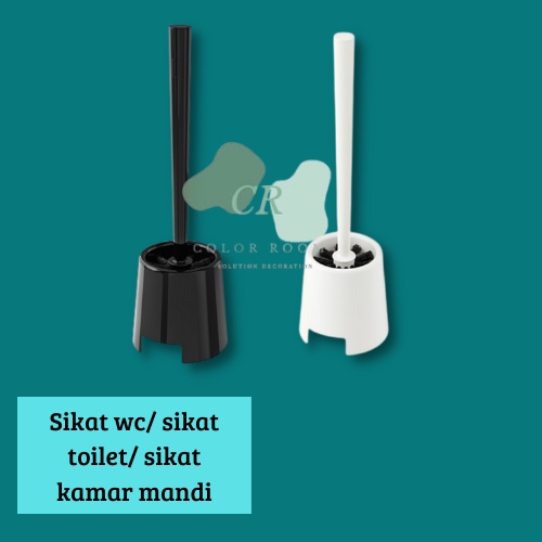 BLMN Tempat dan sikat toilet, sikat pembersih, sikat kamar mandi/ sikat wc alat pembersih wc,hitam