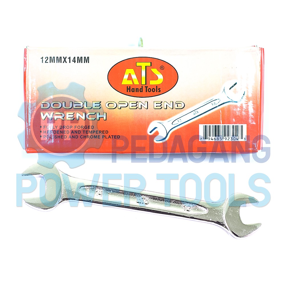 ATS KUNCI PAS 12 X 14 MM 12X14 DOUBLE OPEN END SPANNER WRENCH INGGRIS