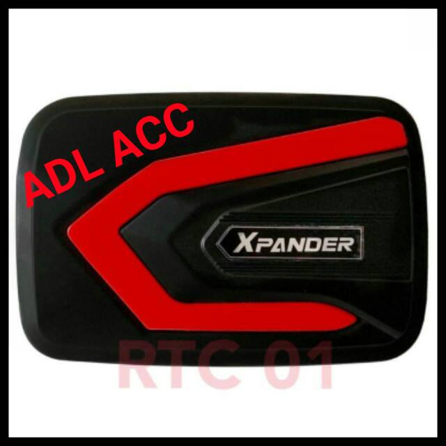 TANC COVER TUTUP TANGKI BENSIN MITSUBISHI XPANDER / cross HITAM DOFF REDLINE