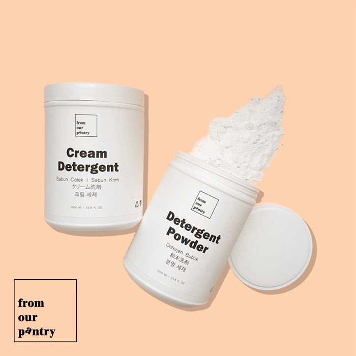 From Our Pantry - HIROI Botol Wadah Deterjen Bubuk Sabun Colek Krim 1L