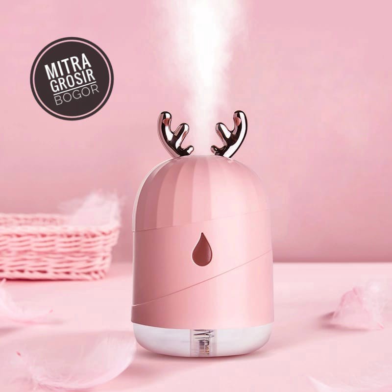 TAFFWARE Humidifier Moon Aromatherapy Ultrasonic Pewangi Ruangan Diffuser Aroma Terapi Bentuk Bulan