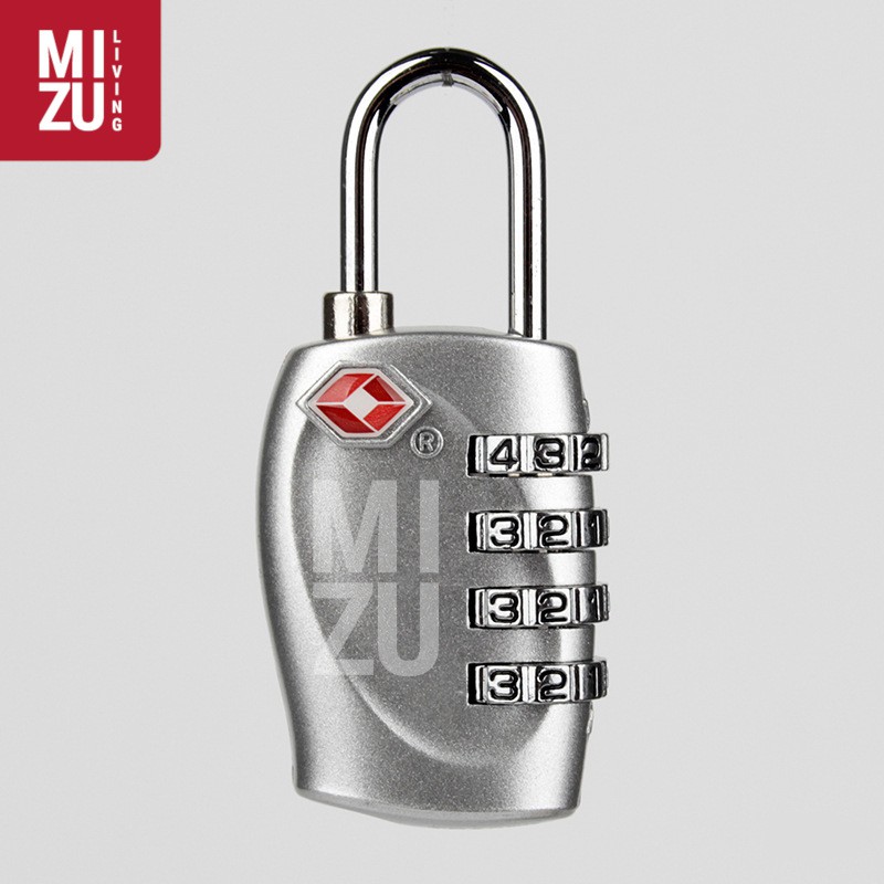 YOKETA 4 Digits Angka Travel Lock TSA Gembok Tas Koper Kunci Padlock-3