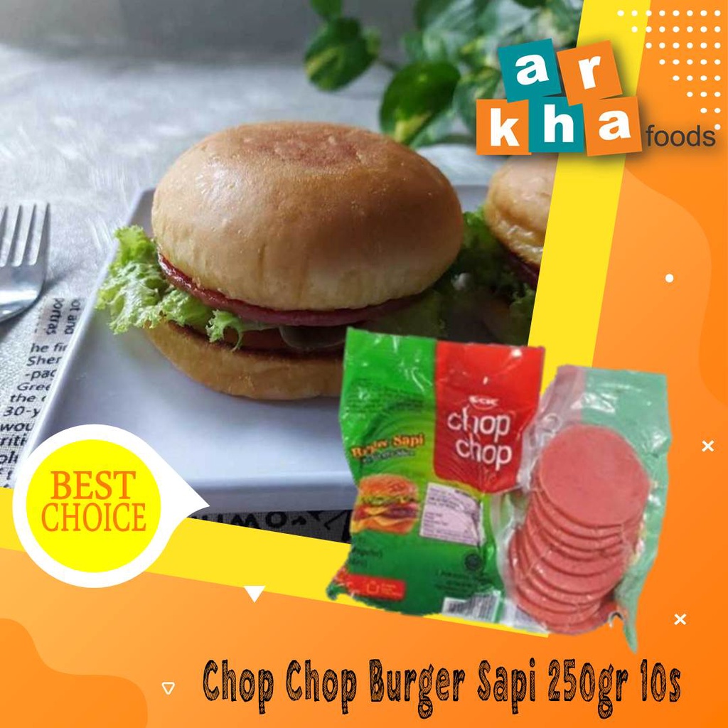 

ChopChop Daging Burger Sapi isi 10s dan 20s Burger Daging Sapi FrozenfoodBeef Burger Sapi