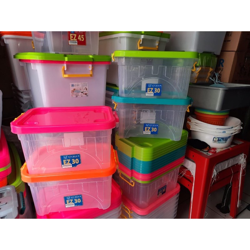 EZY CONTAINER BOX CB 30 LITER KOTA / TEMPAT PENYIMPANAN