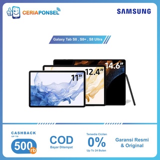 Samsung Galaxy Tab S8 S8+ S8 Ultra Snapdragon 8 Gen 1 Garansi Resmi