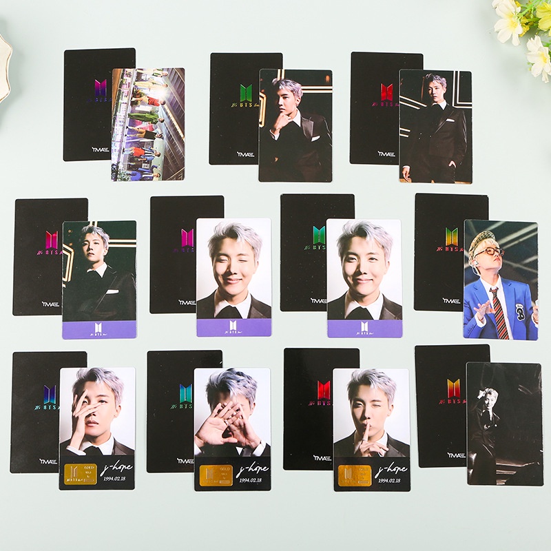 Kartu Foto KPOP BTS THE FACT Album OFFICIAL 1: 1 Kualitas Tinggi