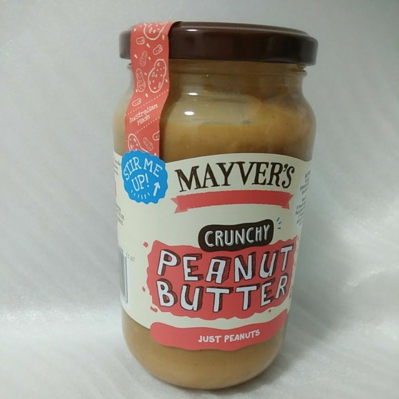

MAYVER'S Crunchy Peanut Butter 375g / Selai Kacang Tanpa Gula