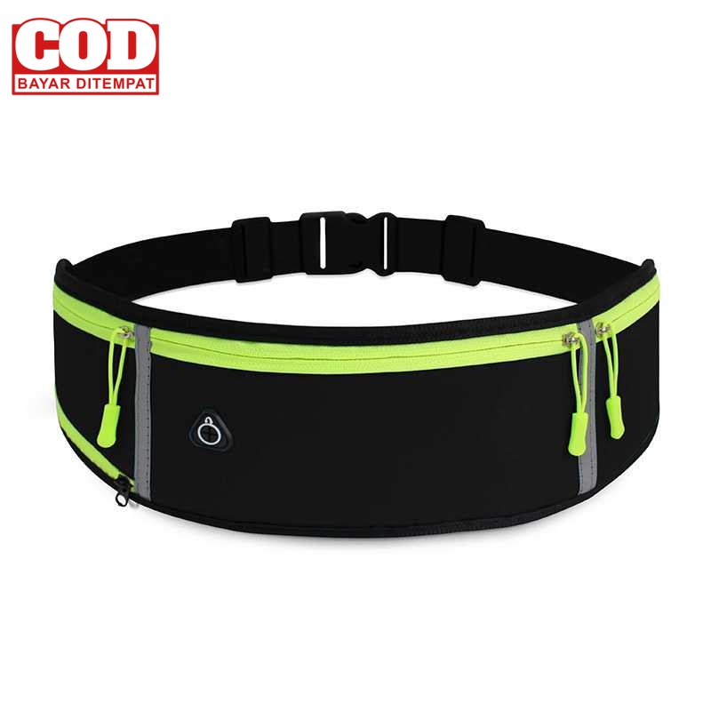 (BAYAR DI TEMPAT) ZEST Tas Pinggang Olahraga Running Waist Bag - WP-420