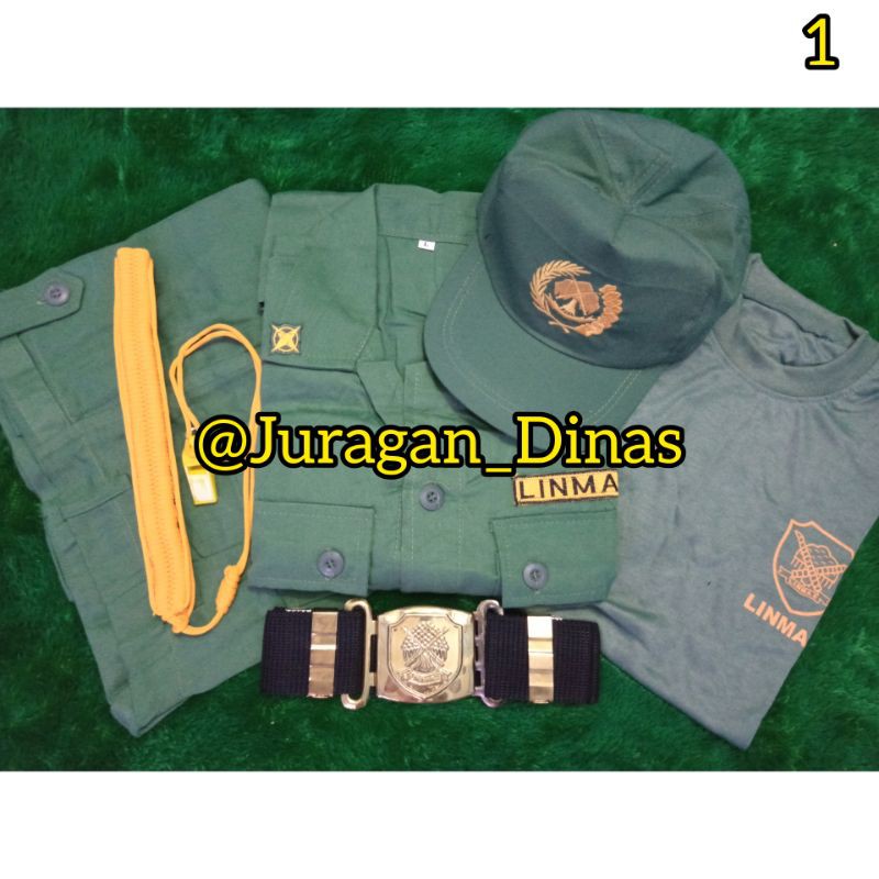 BAJU HANSIP LINMAS SERAGAM SETELAN LENGKAP FULLSET PAKET 1