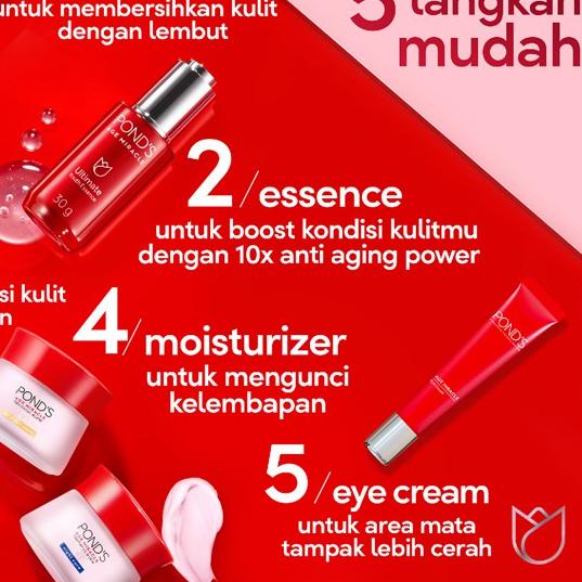 ➴ POND'S AGE MIRACLE DAY NIGHT CREAM 50 GRAM PONDS 50G SIANG / MALAM SERUM FOAM EYE ESSENCE WHIP CRE