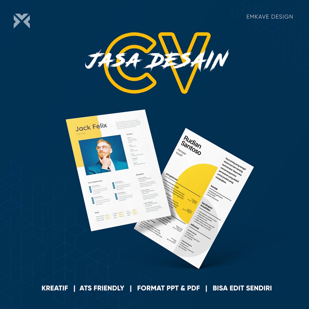 jual-jasa-desain-cv-surat-lamaran-kerja-cover-letter-resume