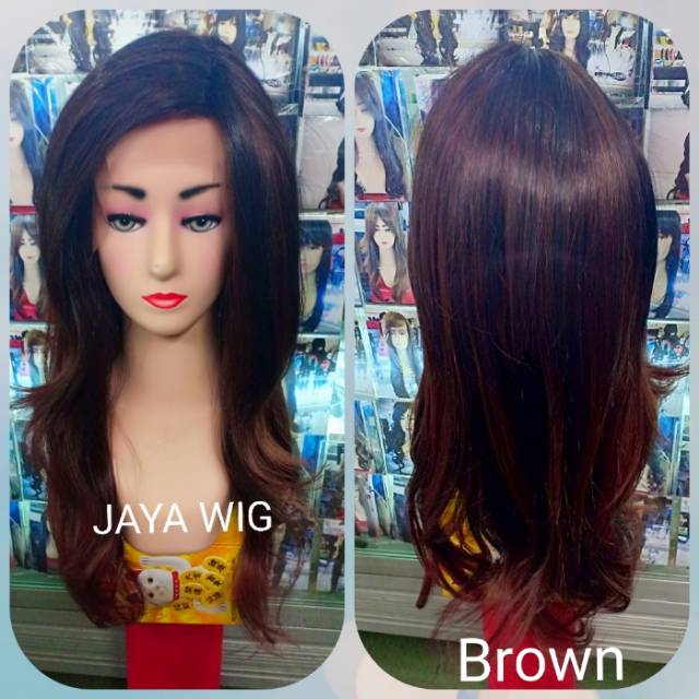 Lace wig segi lurus