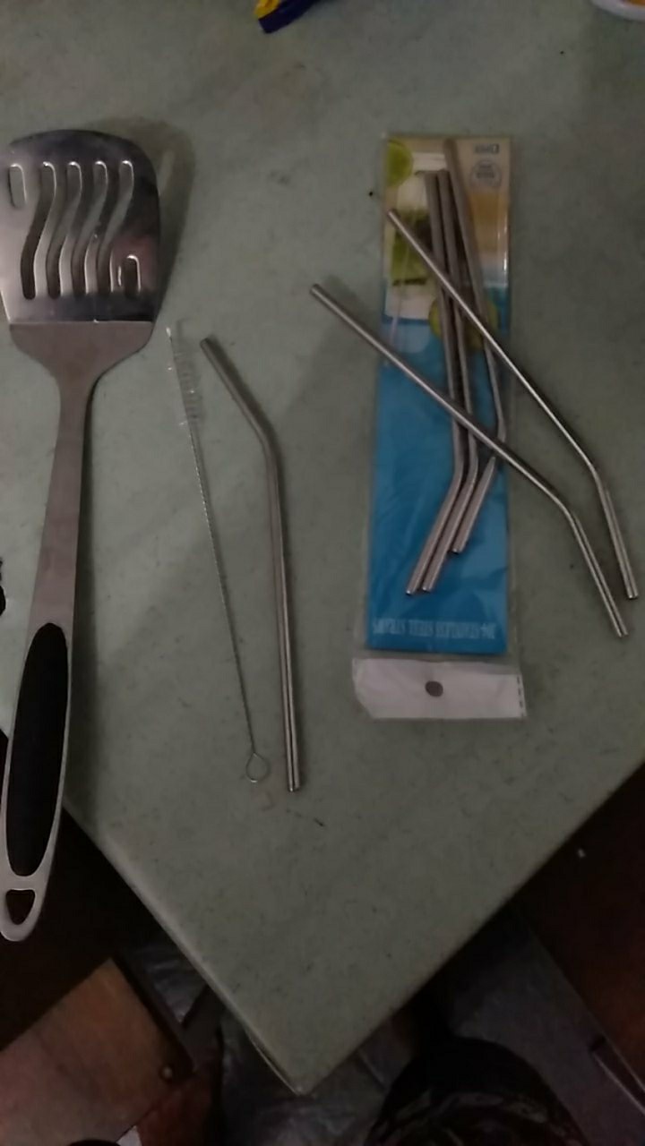 Sutil Spatula Lubang Susuk Stainless Steel Murah Tebal Panjang 34 Cm Tipe C