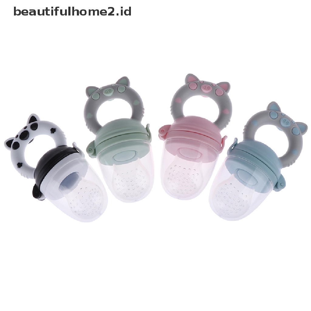 (beautifulhome2.id) 1pc Dot feeder Buah / Makanan Bayi Bahan Silikon