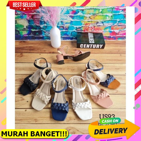 ✅ Cod ❤Znk❤ 6720 Sandal Pesta Wanita Import Sandal Selop Elegant Party Mules Abbushoes Us 93 Hak Tah