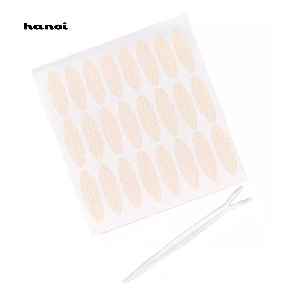 HN❤5Sheets Invisible Double Eyelid Tape Adhesive Sticker with Tweezers Spray Bottle