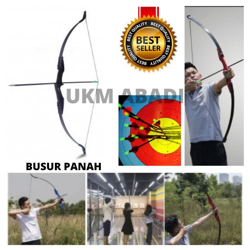 WoSport Arrow Busur Panah Archery Bow Powerful  7RSE56BK