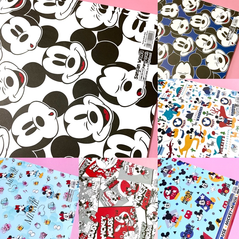 

[Min. 5pcs] Kertas Kado Sansan Wawa Motif Anak Kartun Mickey Minnie