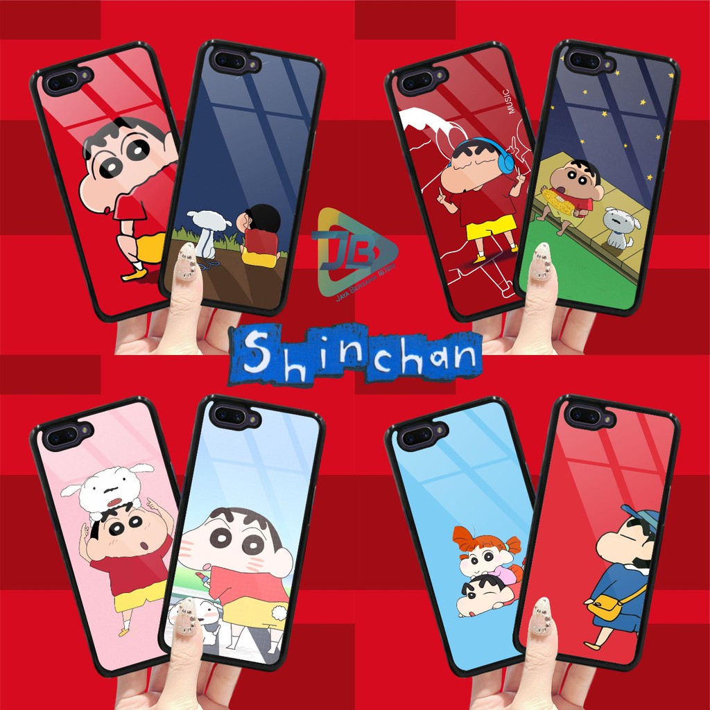 HARDCASE 2D GLOSSY SHINCHAN OPPO VIVO XIAOMI SAMSUNG REALME IPHONE ALL TYPE JB4686