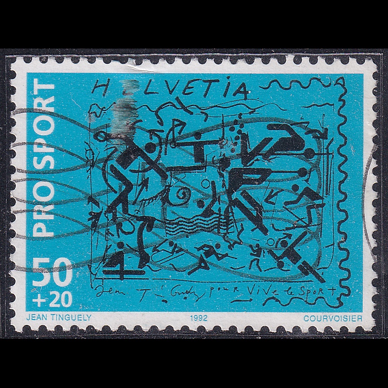 

Prangko Switzerland 1992 - Sport Hilfe