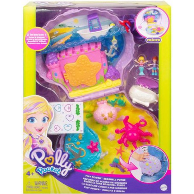 Polly Pocket Tiny Power Seashell Purse