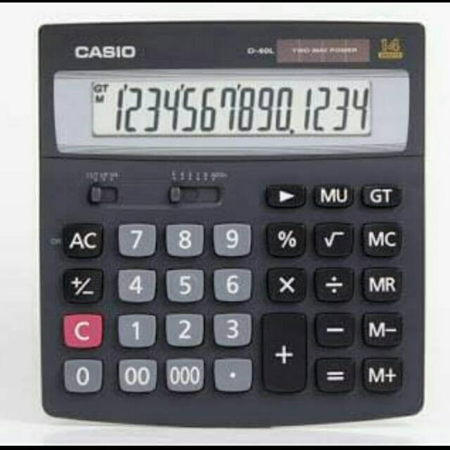 

KALKULATOR/CALCULATOR DESKTOP CASIO D-40L#STOK TERBATAS