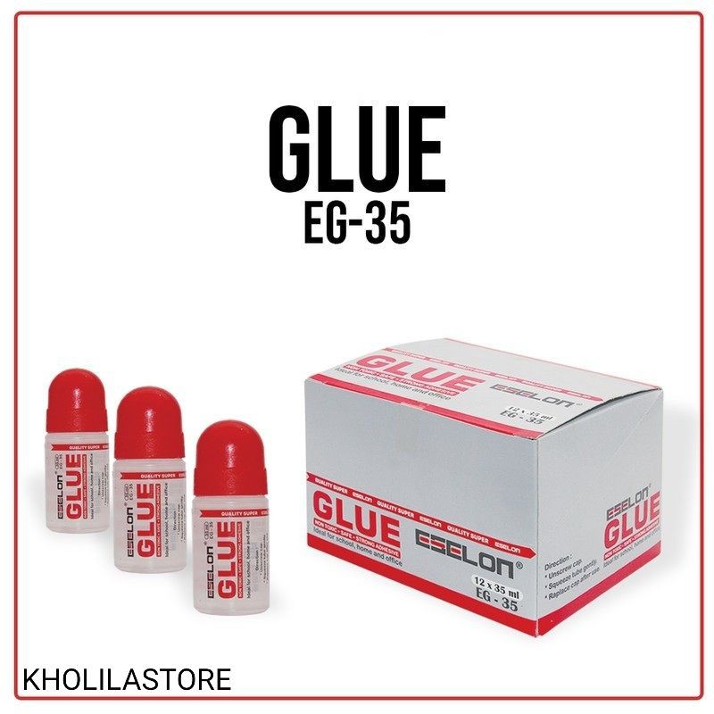 

(12 pcs) Lem Glue Eselon EG35 / Lem Kertas / Lem Cair