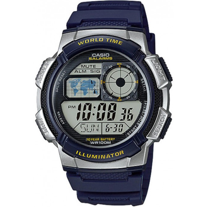 AE-1000W-2AV Jam Tangan Digital Pria Casio Asli Original