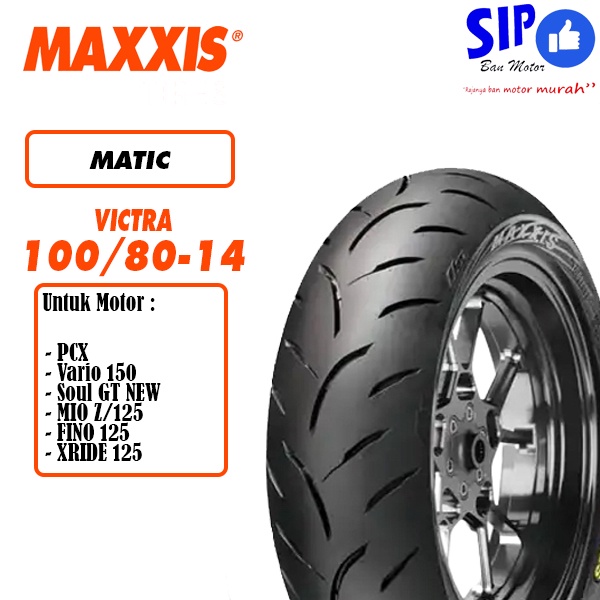 Ban motor matic Maxxis Victra 100 80 14 mio beat vario