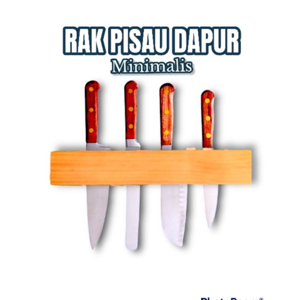Rak kayu Tempat pisau dapur Rak pisau gantung Rak dapur pisau Wadah pisau dapur Rak dapur