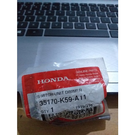 SAKELAR DIMMER VARIO150 ORI 35170K59A11