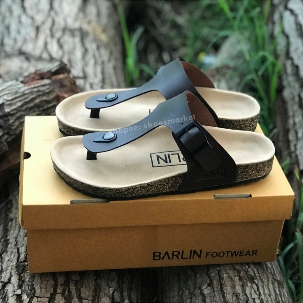 BISA BAYAR DITEMPAT (COD) Sandal Casual Pria Jepit Cream Brown | BARLIN