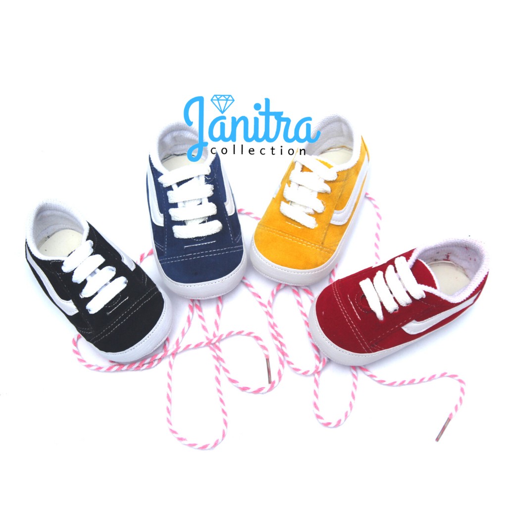 janitra sepatu anak bayi prewalker  bayi gendong dan belajar jalan sepatu baby UNISEX  vansss001