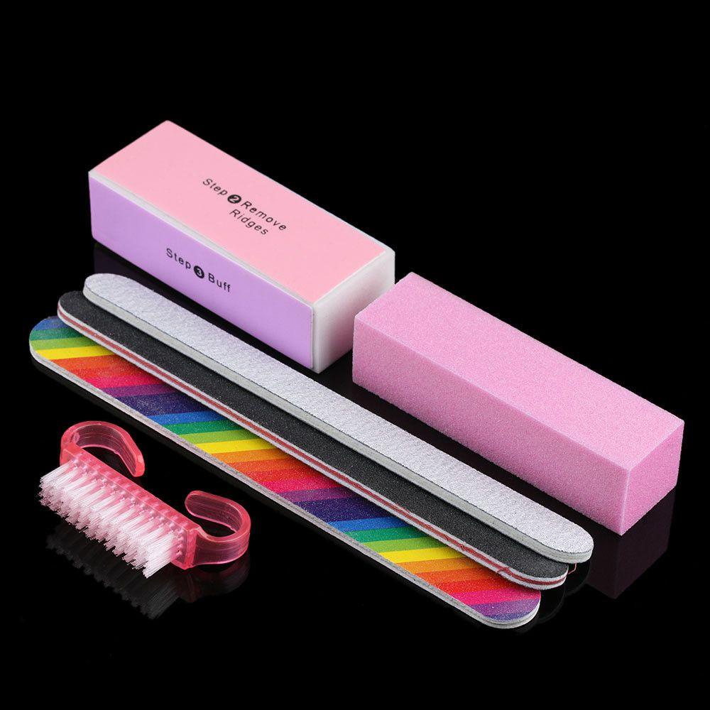 Set Pembersih Kuku Agustina Aksesoris Kutek Tahan Lama Alat Nail Brush Nail Art