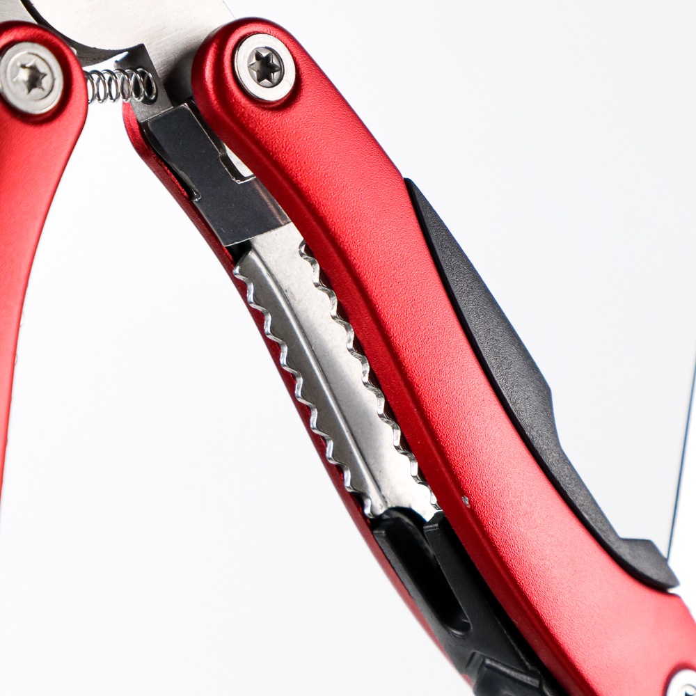 Tang EDC Multifungsi Stainless Steel - MPA13 - Red/Black