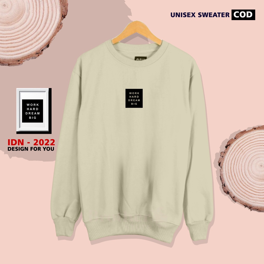 ( PROMO COD ) Brother Store - Sweater crewneck sweatshirt - Work Hard