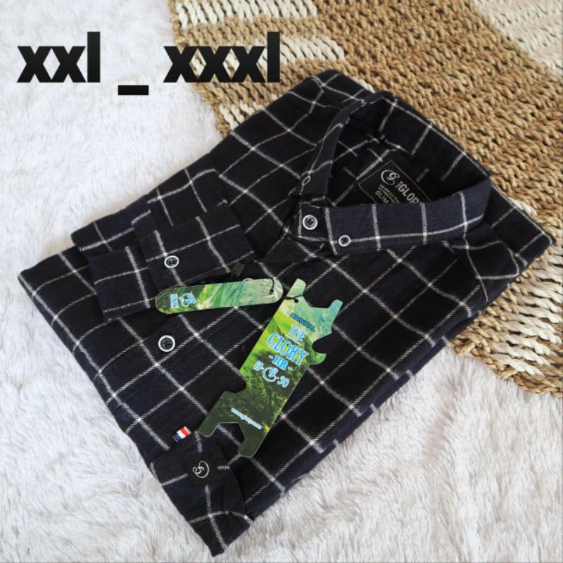 kemeja planel big size xxl xxxl xxxxl/kemaja pria jumbo/kemeja flanel jumbo/kemeja lengan panjang