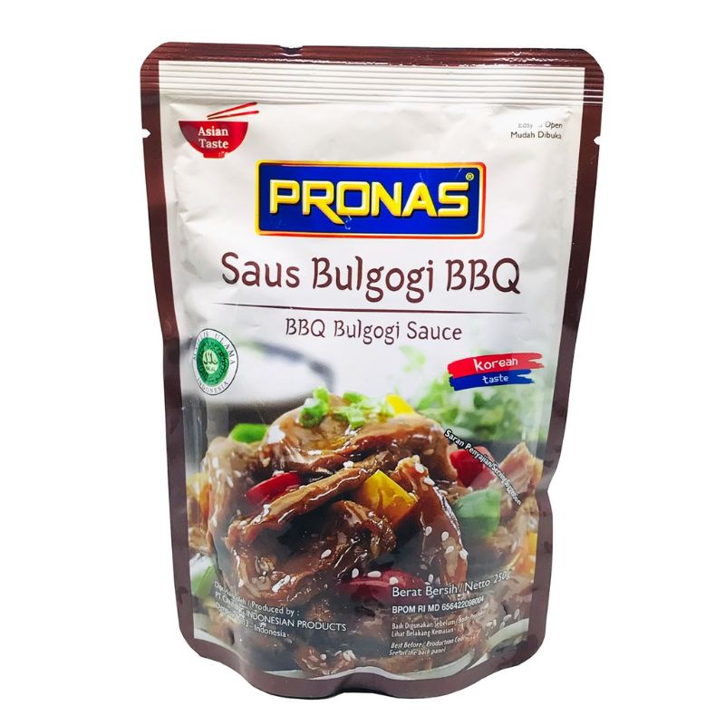 

PRONAS Stir Fry Sauce Korean Bulgogi 175 g/250g