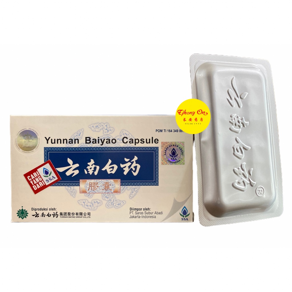 Obat Luka Dalam Patah Tulang Wasir Lambung Yunnan Baiyao Capsule