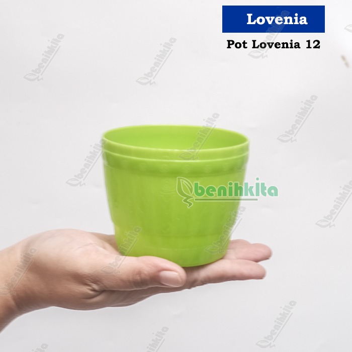 Pot Tanaman-Bunga 10cm Motif Gentong No.12 (Lovenia)